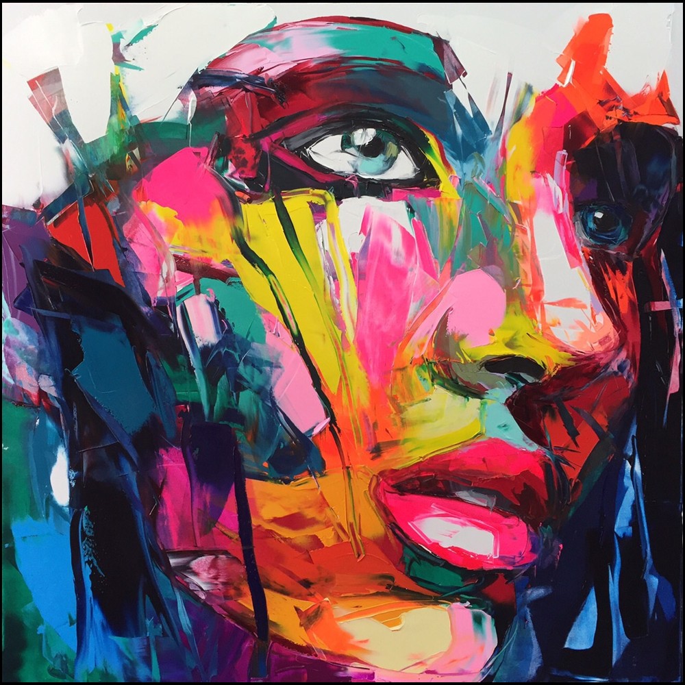 Francoise Nielly Portrait Palette Painting Expression Face201